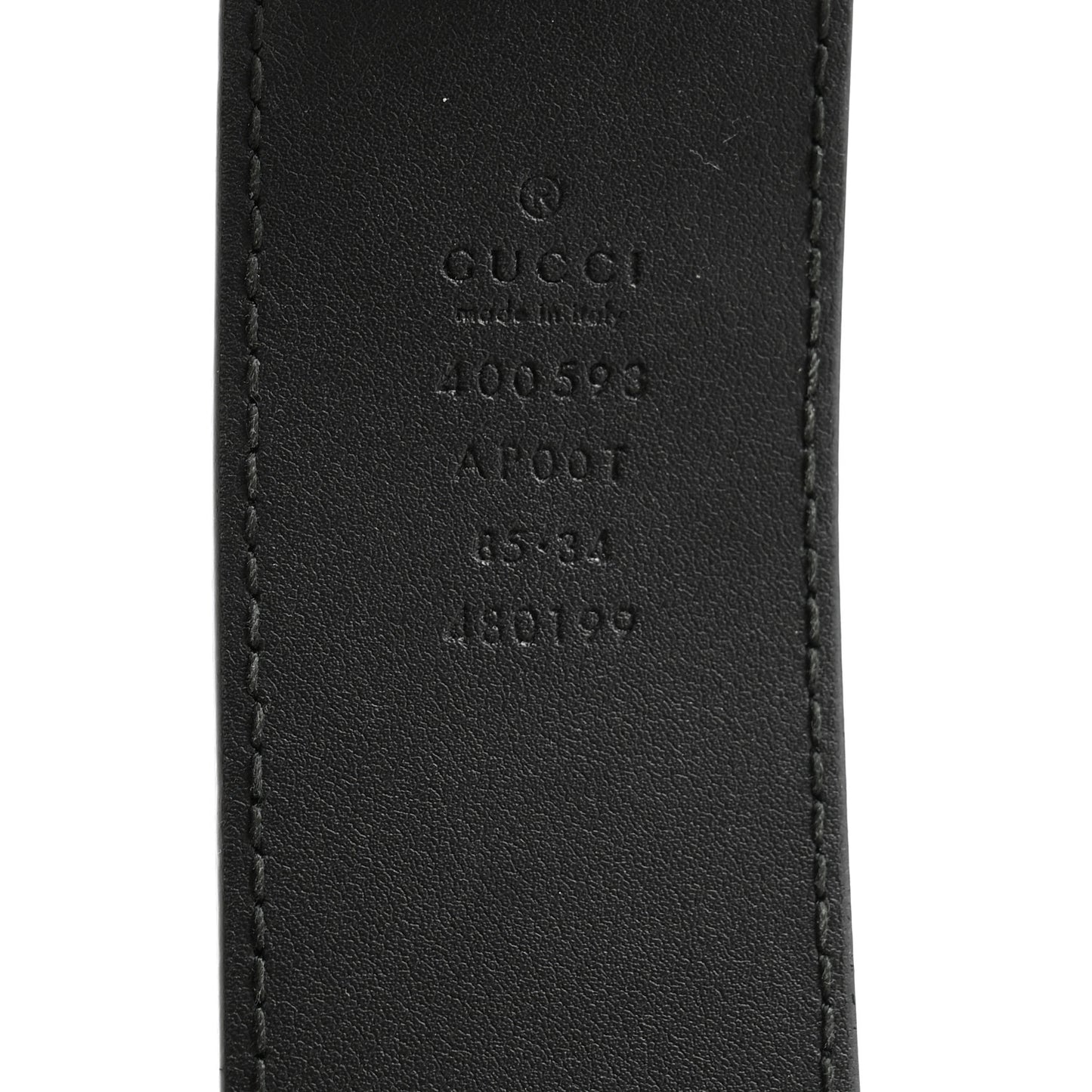 Calfskin Double G 40mm Belt 85 34 Black