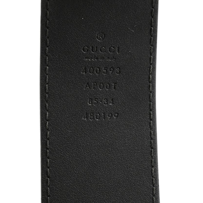 Gucci Calfskin Double G 40mm Belt 85 34 Black 5 of 8