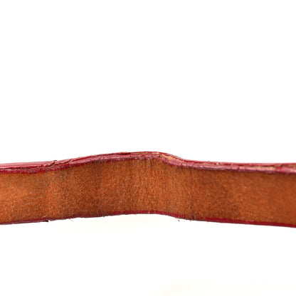 Christian Dior Glazed Calfskin Bondage Wristlet Clutch Rouge 14 of 14
