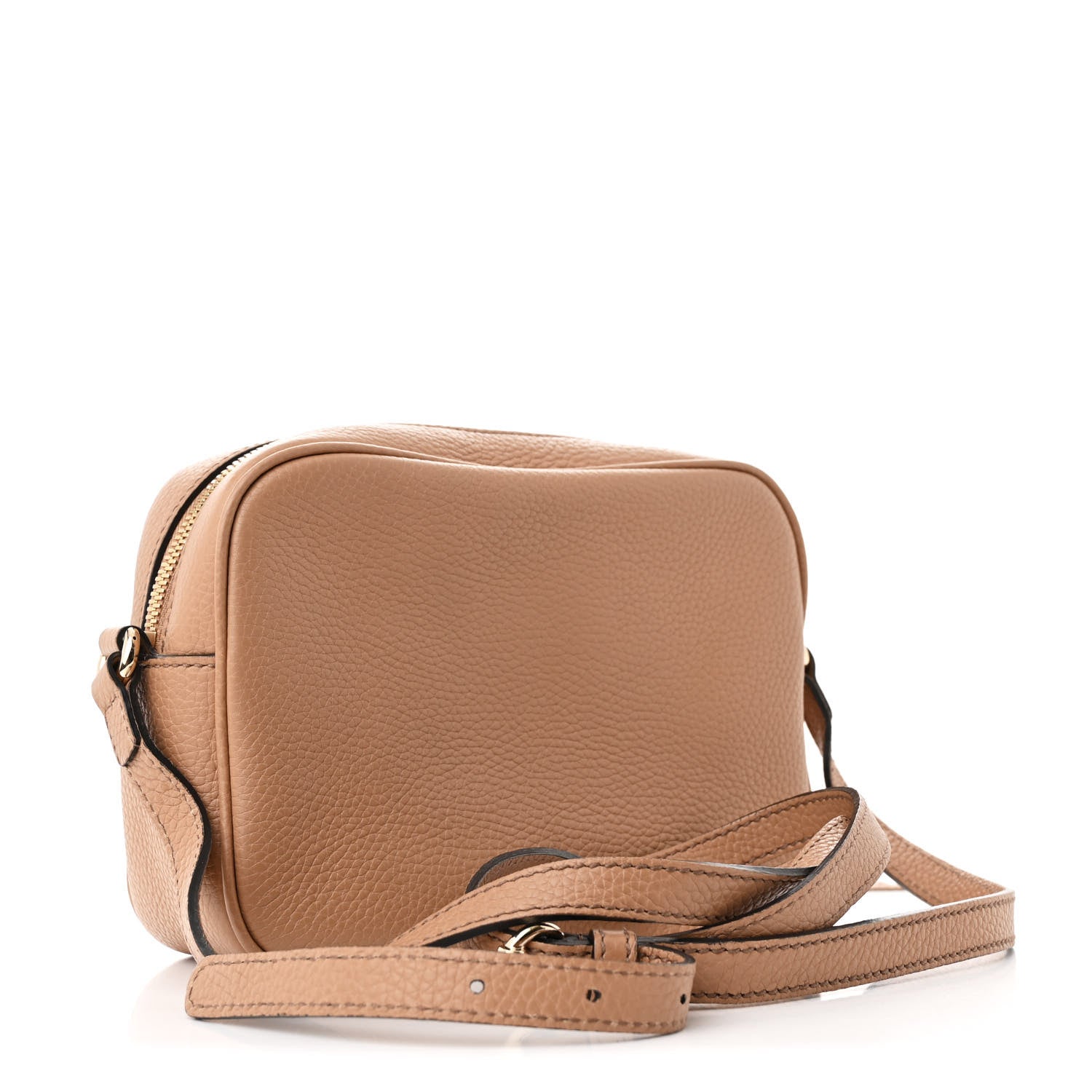 Gucci Pebbled Calfskin Small Soho Disco Bag Camelia 3 of 11