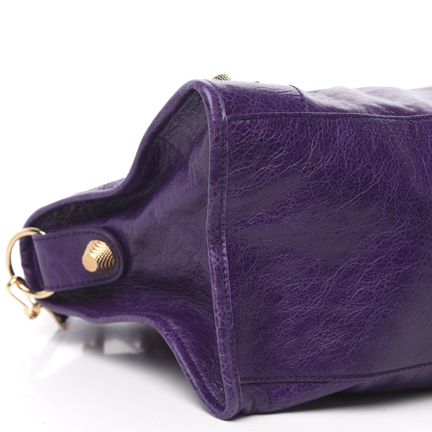 Agneau Giant 21 Gold Hardware Part Time Dark Violet