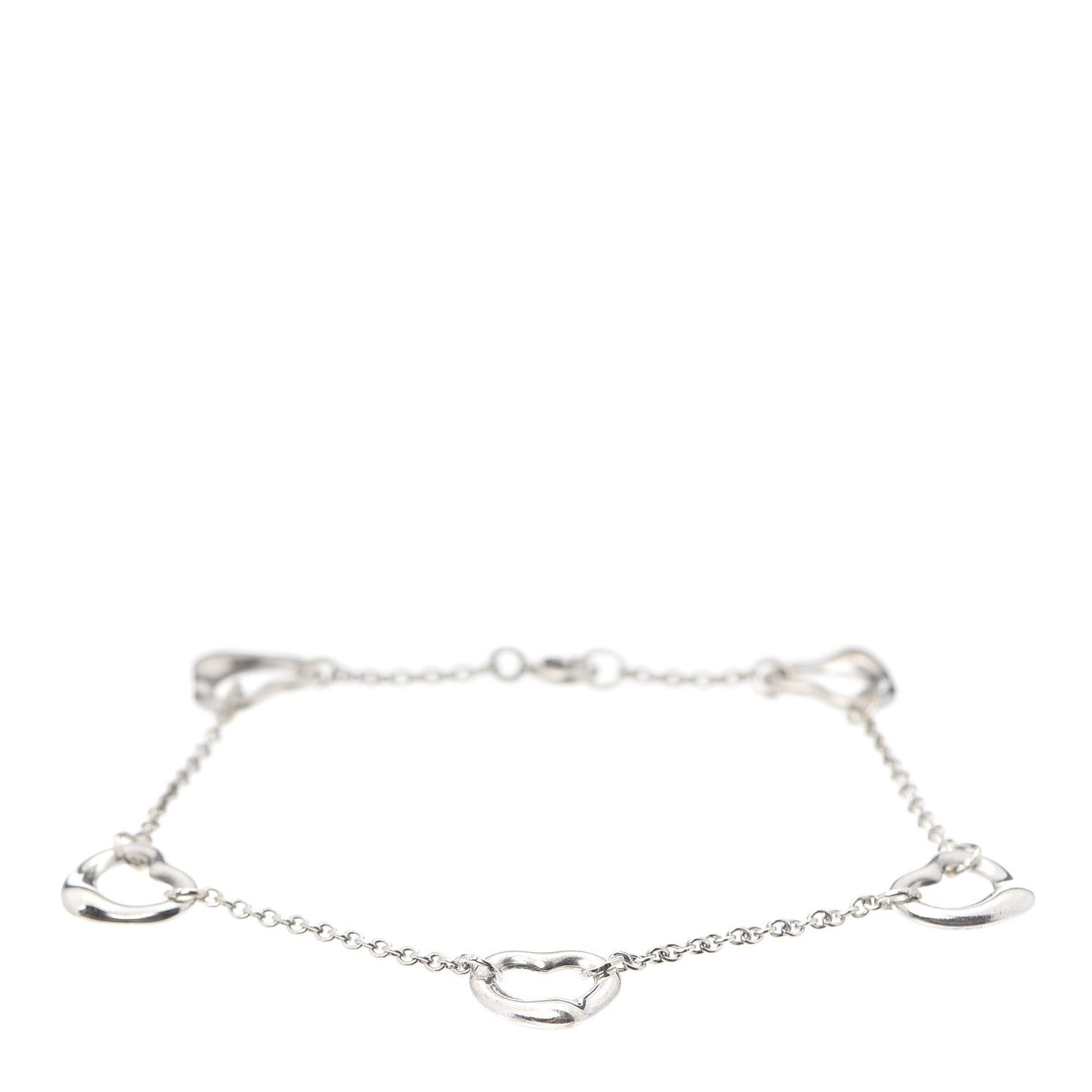 Sterling Silver Elsa Peretti Open Heart Bracelet