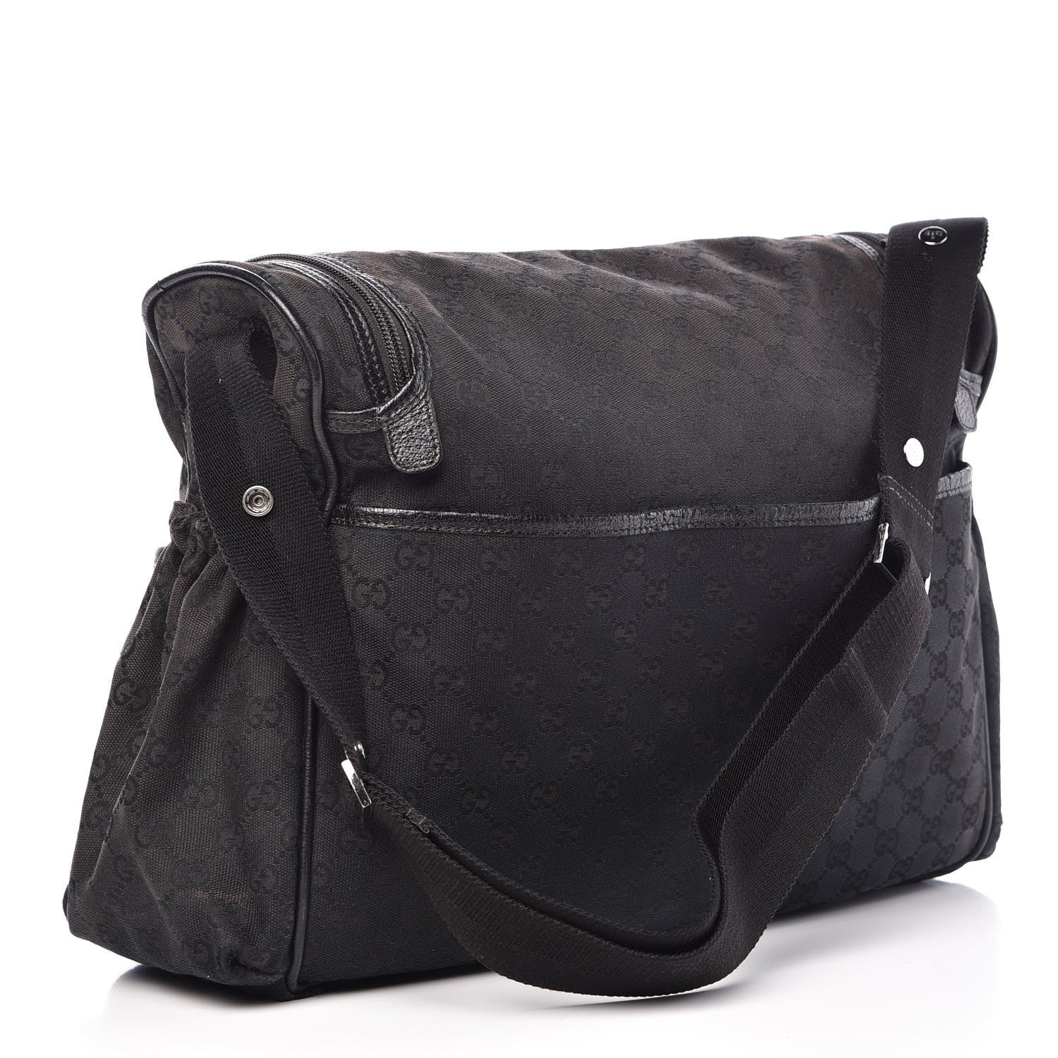 Gucci Monogram Large Diaper Bag Black 3 of 22
