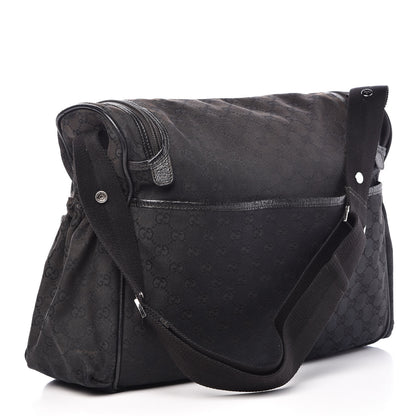 Gucci Monogram Large Diaper Bag Black 3 of 22