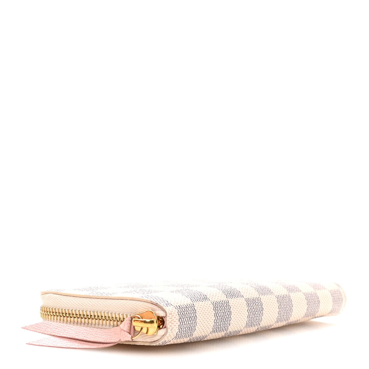Damier Azur Clemence Wallet Rose Ballerine