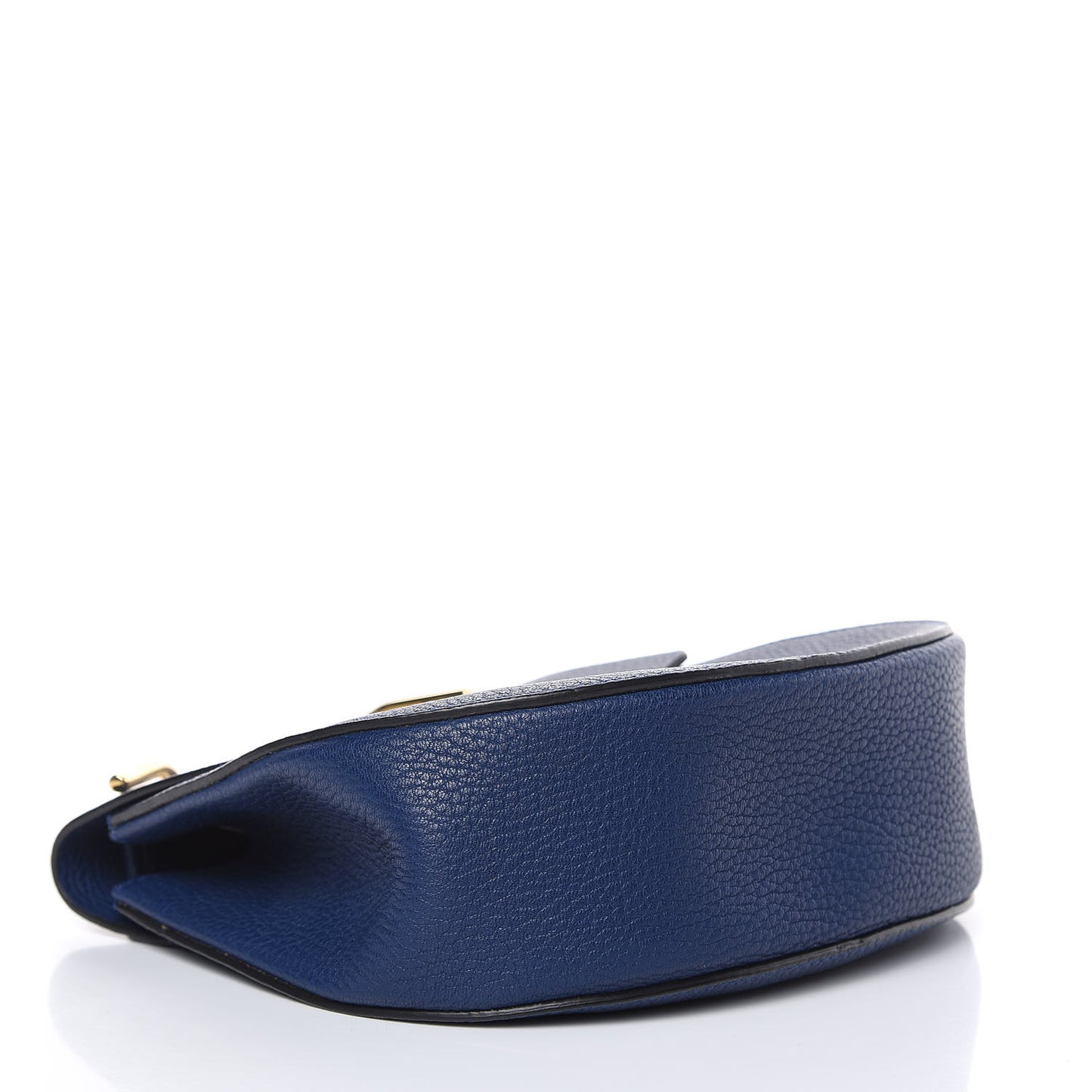 Grained Lambskin Drew Shoulder Bag Royal Navy
