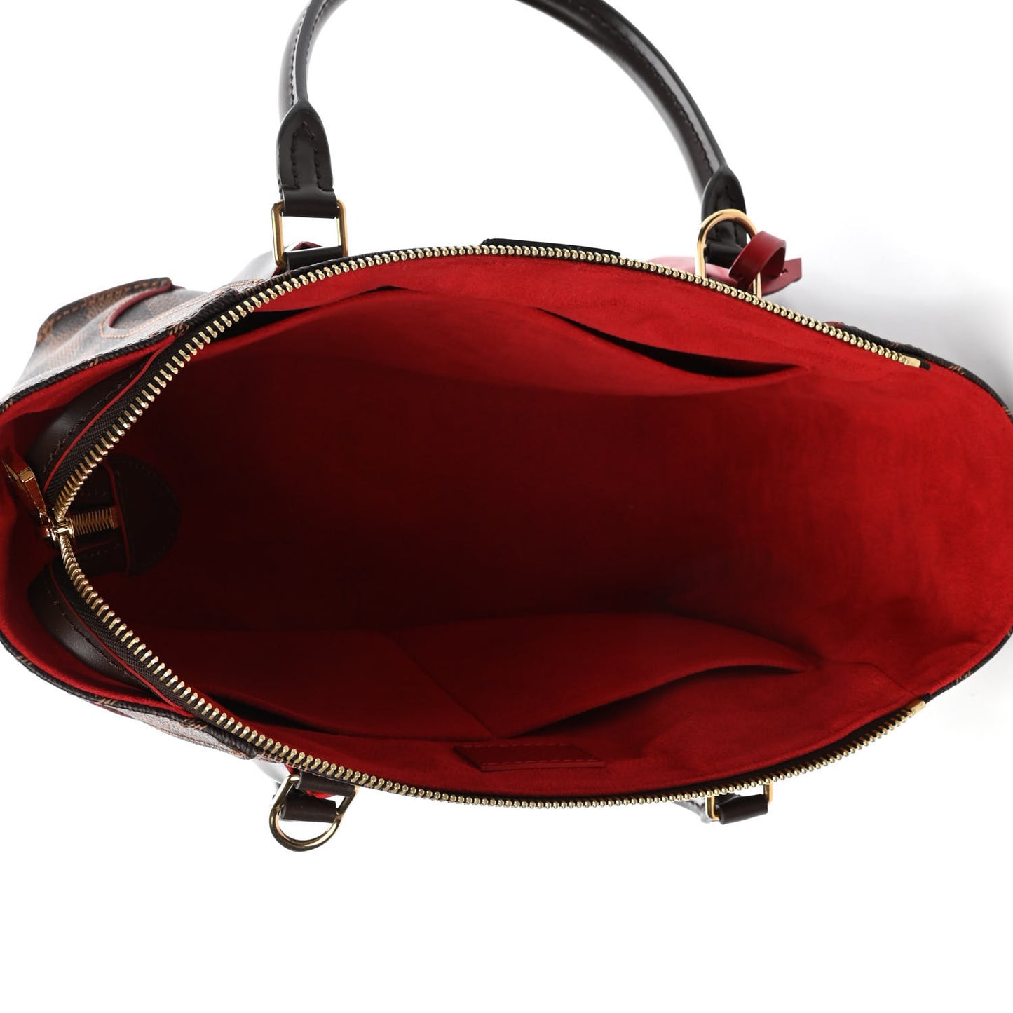 Damier Ebene Caissa Tote PM Cherry