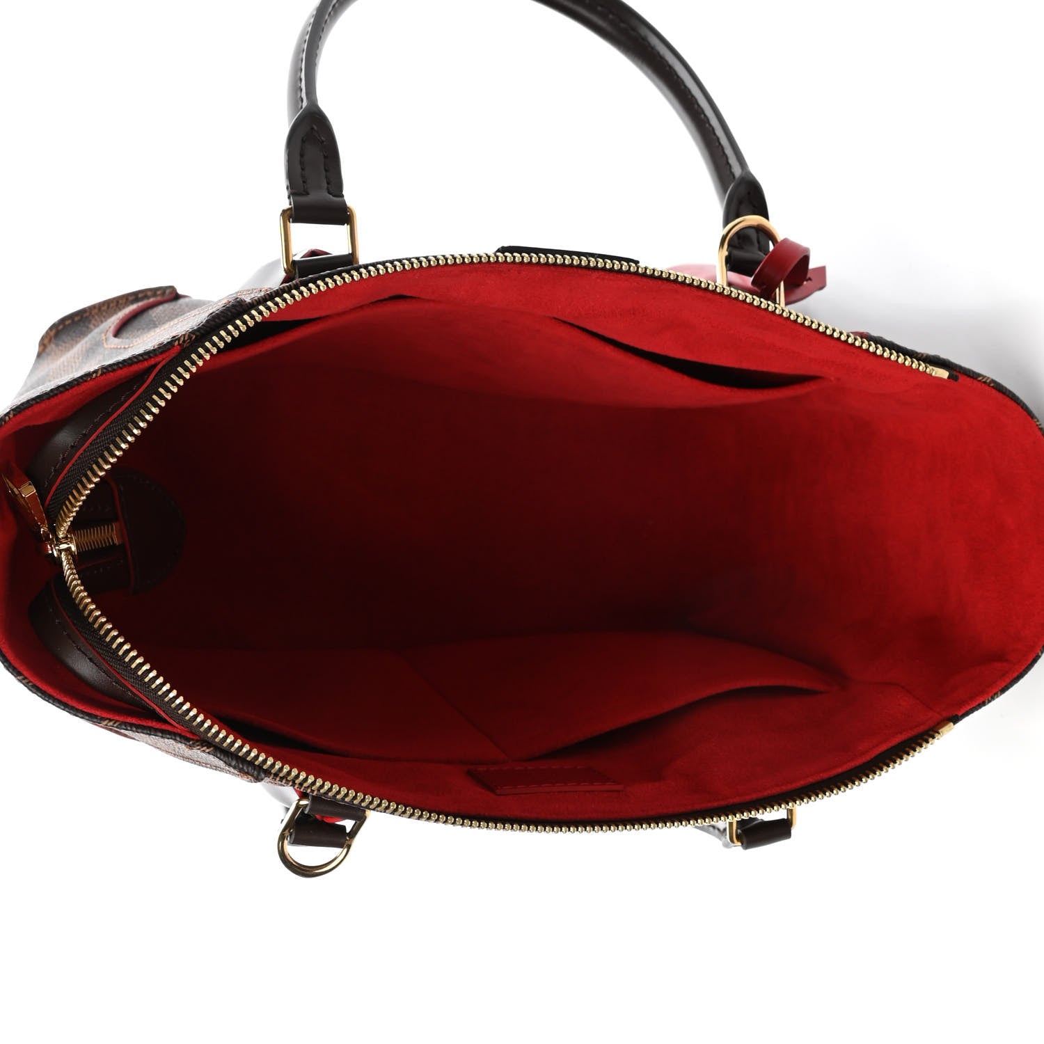 Louis Vuitton Damier Ebene Caissa Tote PM Cherry 4 of 4