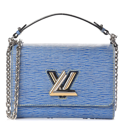 Louis Vuitton Epi Twist Shoulder Bag MM Denim Light 1 of 10