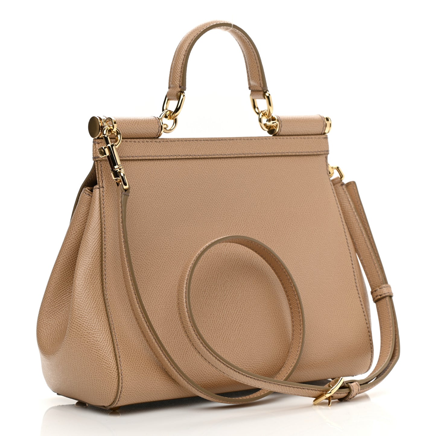 Dauphine Medium Miss Sicily Satchel Tortora Sand