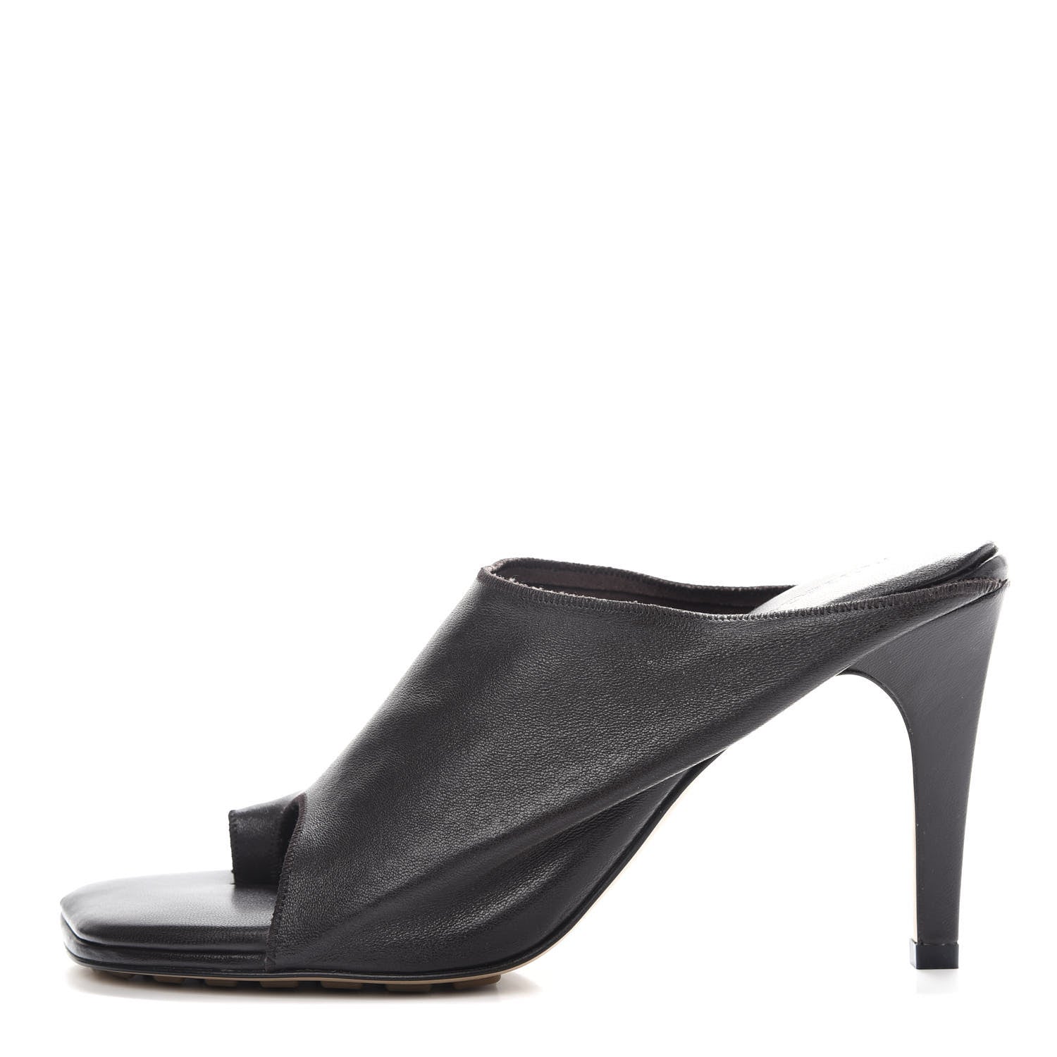 Bottega Veneta Nappa Flex Toe Ring Sandals 37 Fondente 1 of 10