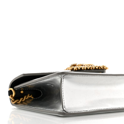 Dolce & Gabbana Metallic Nappa Small Devotion Top Handle Bag Silver 9 of 10