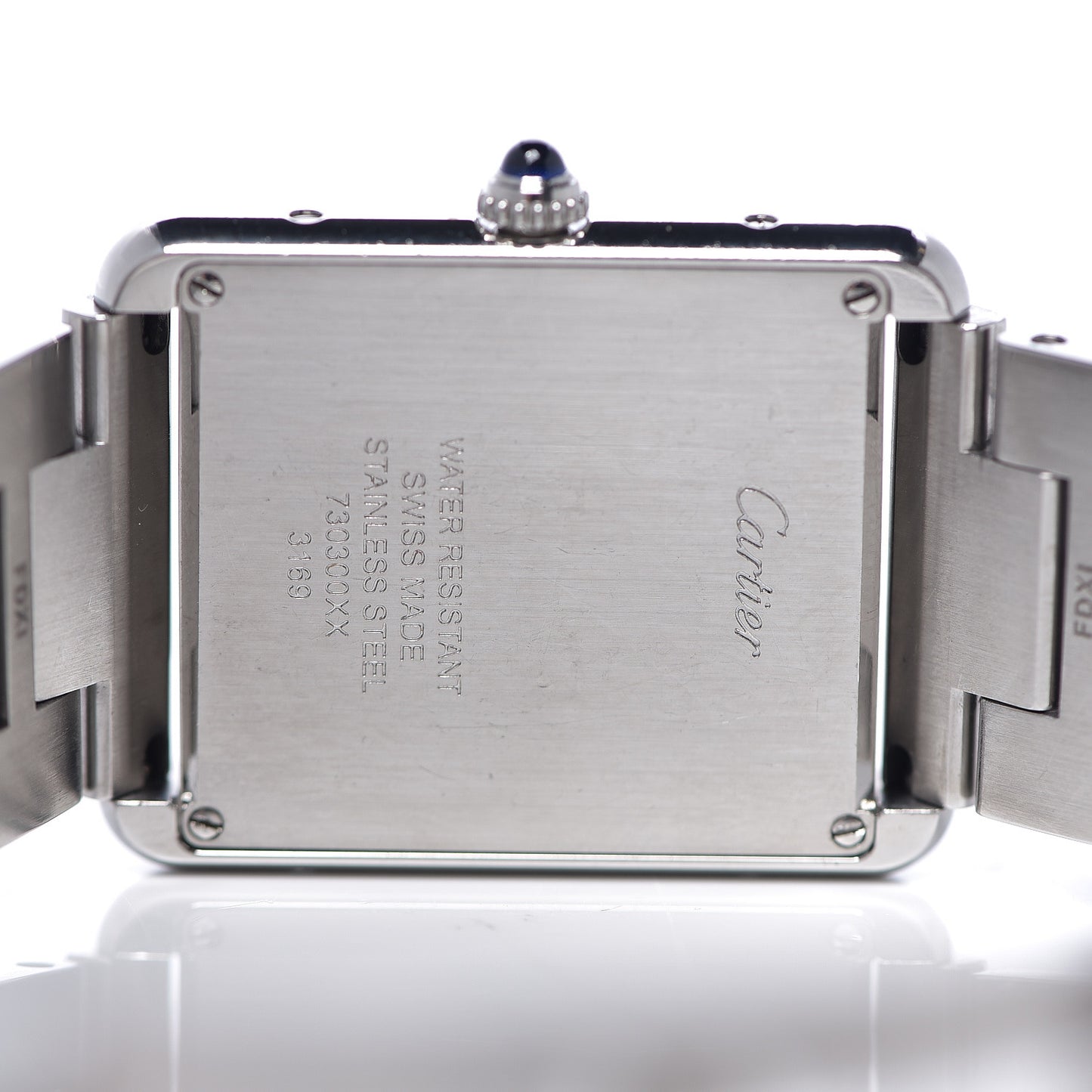 Stainless Steel 27mm Tank Solo Quartz Watch