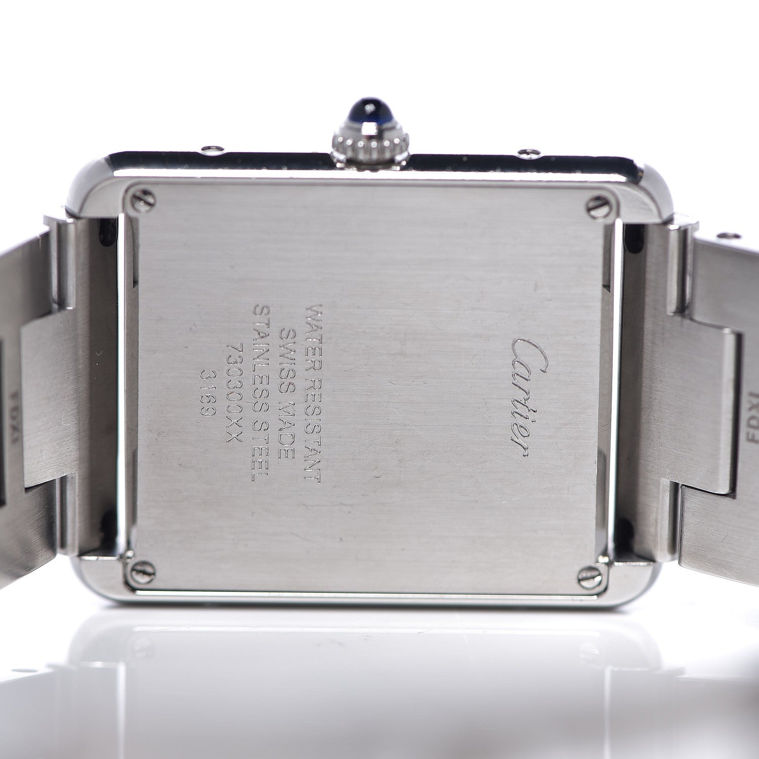 Cartier Stainless Steel 27mm Tank Solo Quartz Watch 4 of 8
