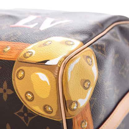Louis Vuitton Monogram Summer Trunks Speedy Bandouliere 30 9 of 12