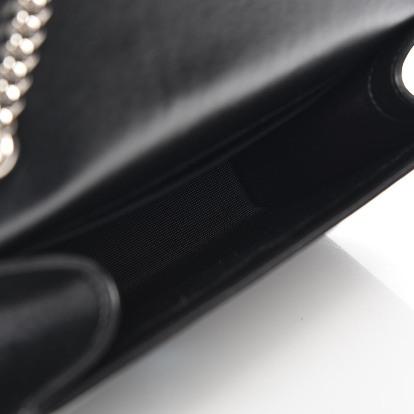 Calfskin Medium Heart Bolts Monogram Kate Satchel Black