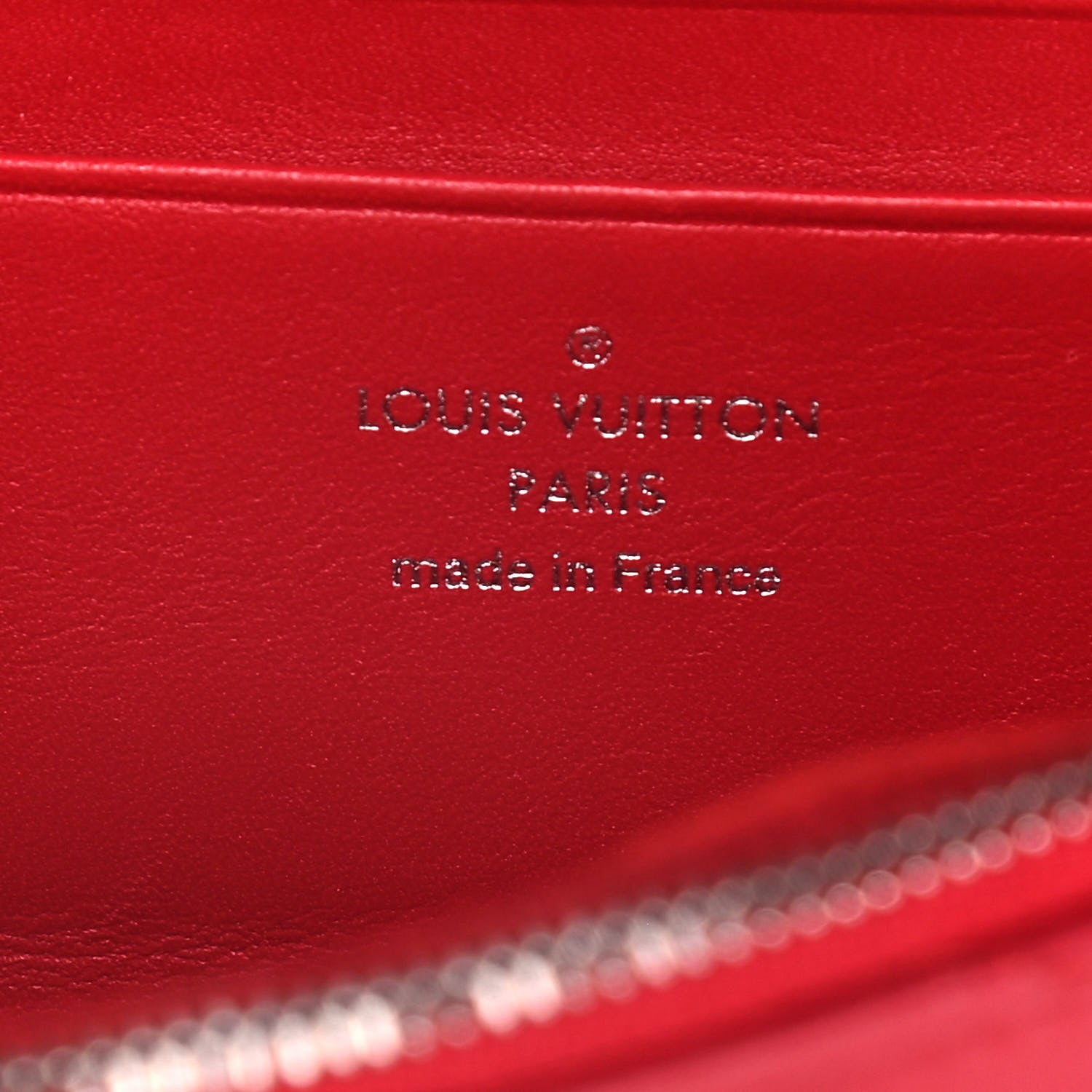 Louis Vuitton Calfskin New Wave Chain Pochette Scarlet 7 of 16