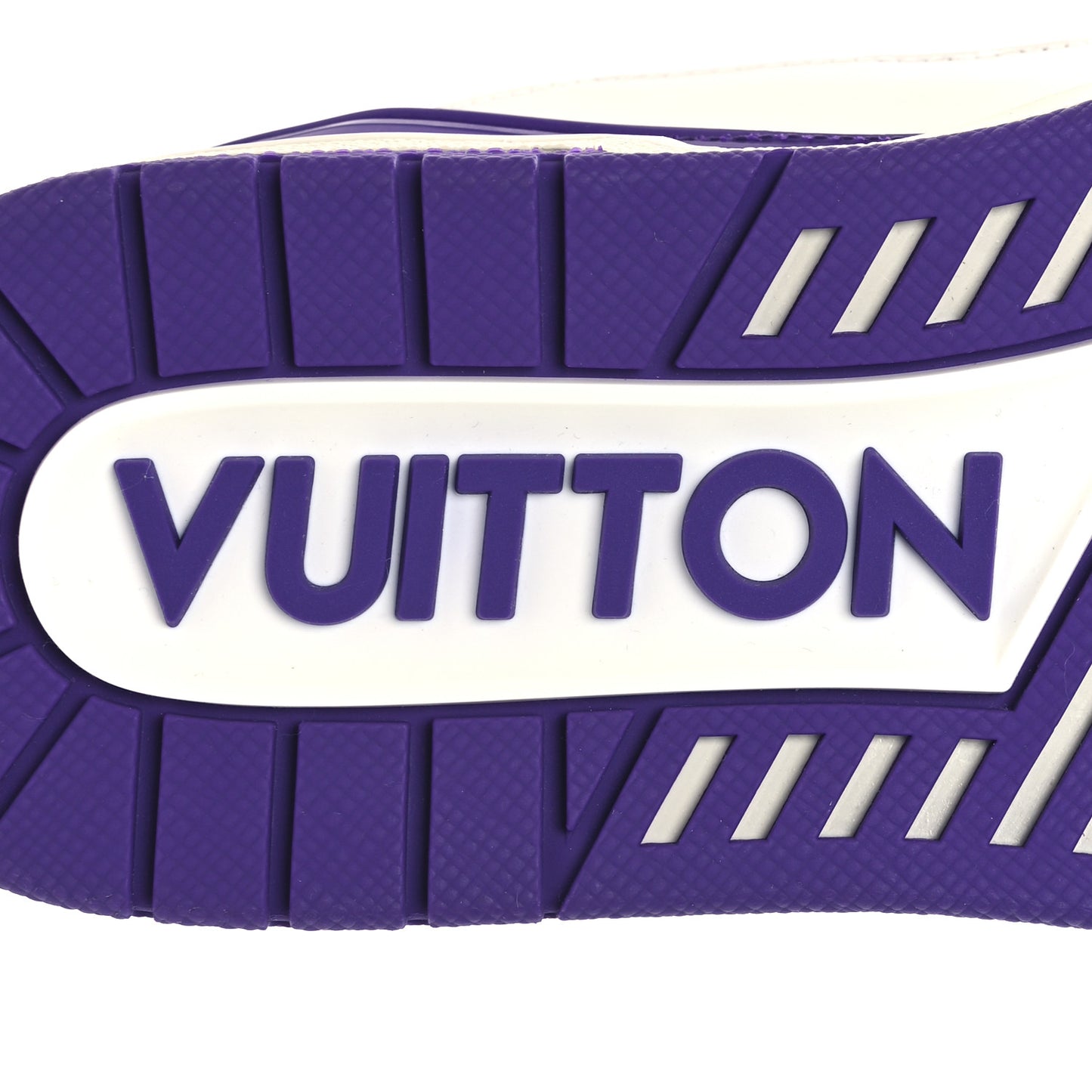 Calfskin LV Trainer Sneakers 9 Purple