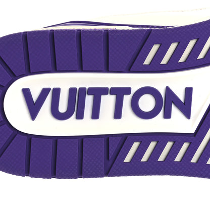 Louis Vuitton Calfskin LV Trainer Sneakers 9 Purple 8 of 12