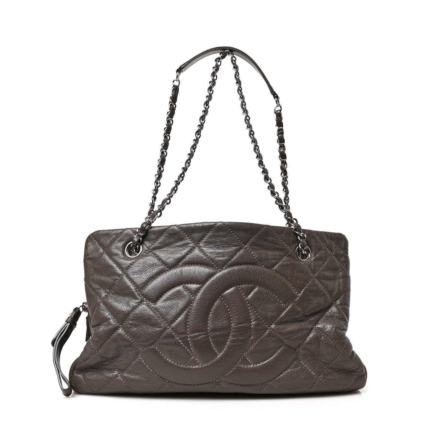 Chanel Caviar Quilted Timeless CC Shopping Tote Grey 1 of 11
