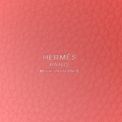 Hermes Taurillon Clemence Picotin Lock 18 PM Rose Sakura 7 of 10
