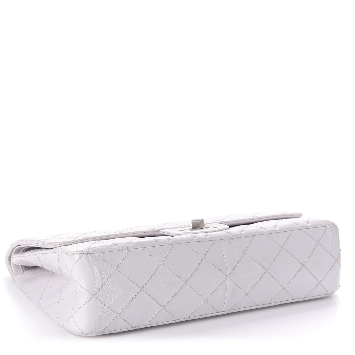 Chanel Aged Calfskin 50th Anniversary 2.55 Reissue 227 White 5 of 14