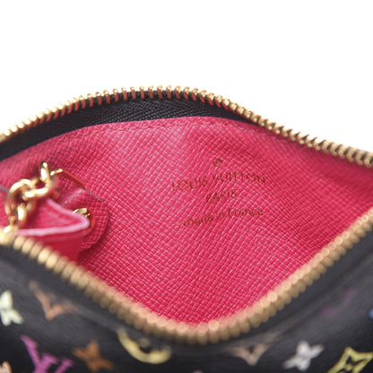 Louis Vuitton Monogram Multicolor Key Pouch Black Grenade 5 of 6
