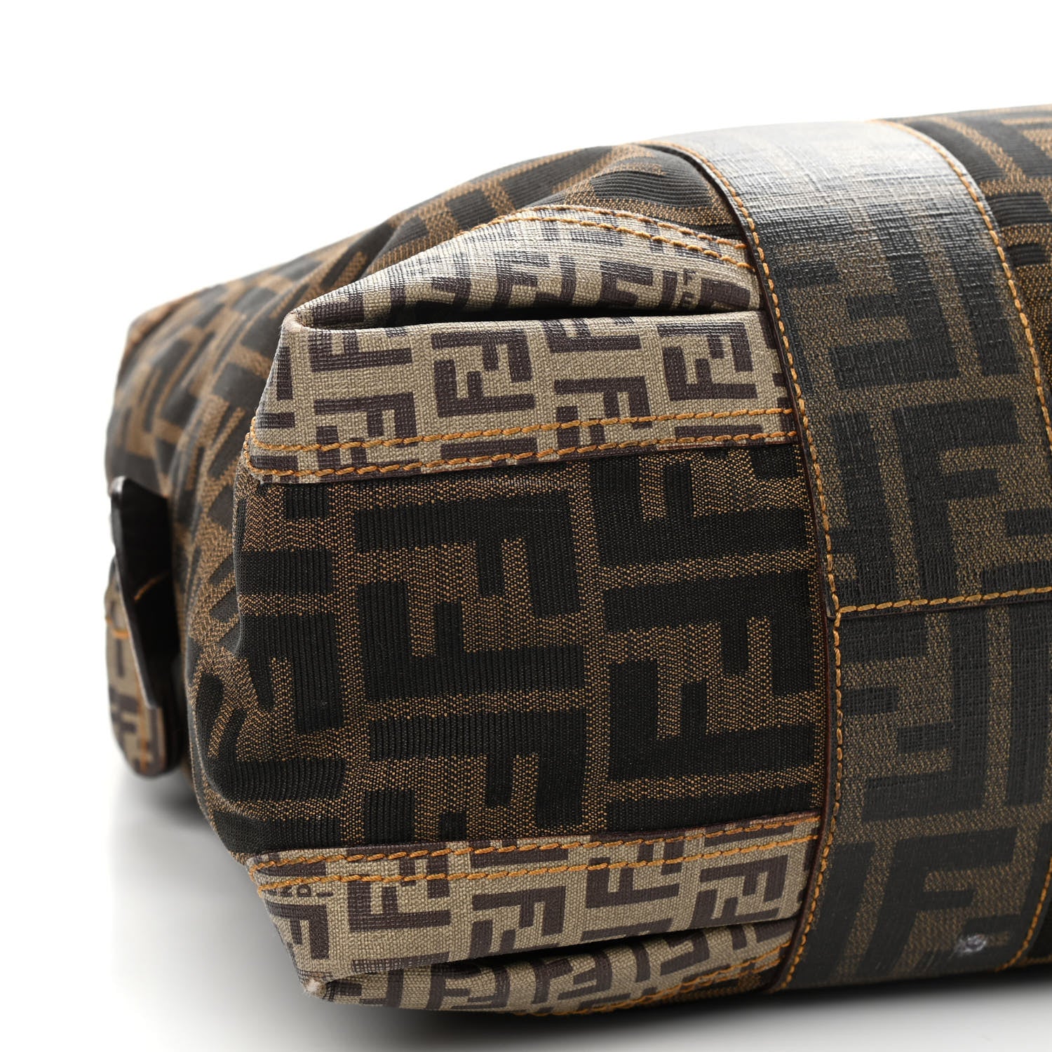 Fendi Zucca Zucchino Spalmati Large B Mix Tote Tobacco 8 of 10