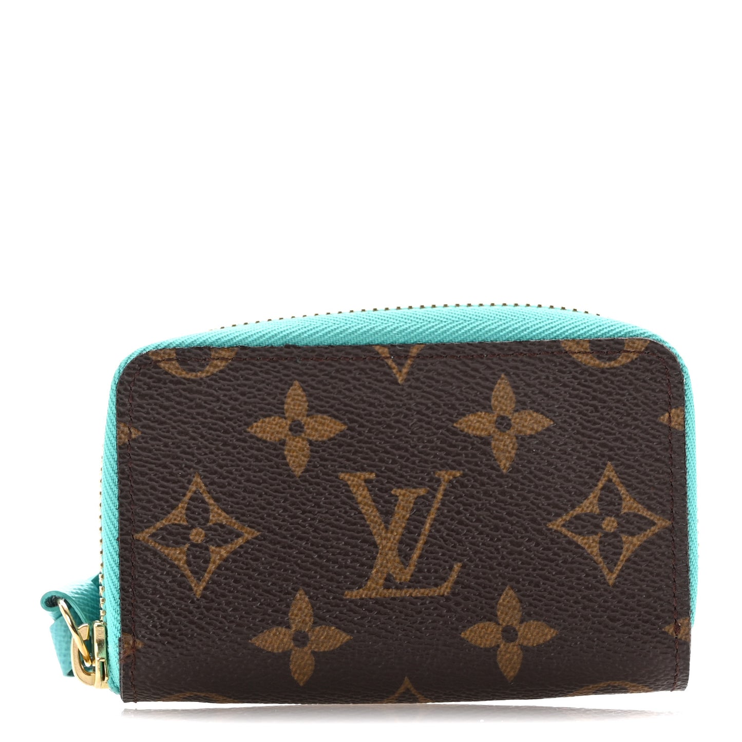 Monogram Zippy Multicartes Turquoise