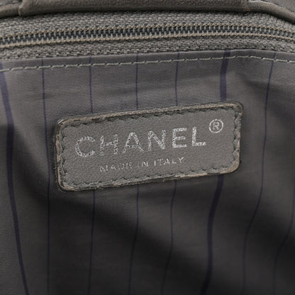 Chanel Lambskin Studded Accordion CC Flap Grey 6 of 11