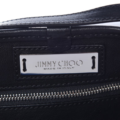 Jimmy Choo Calfskin Sasha Star and Square Studded Shopper Tote Black 6 of 8