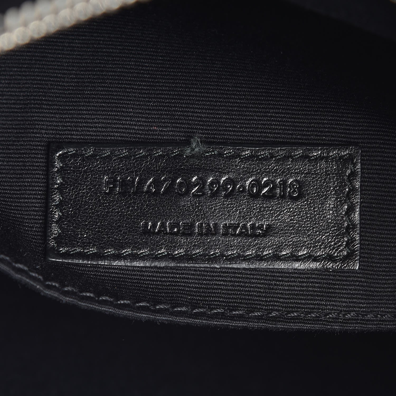 Saint Laurent Lambskin Monogram Small Lou Camera Bag Black 7 of 7