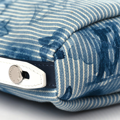 Louis Vuitton Hickory Stripes Denim Monogram Watercolor Sac Marin BB Blue 7 of 8
