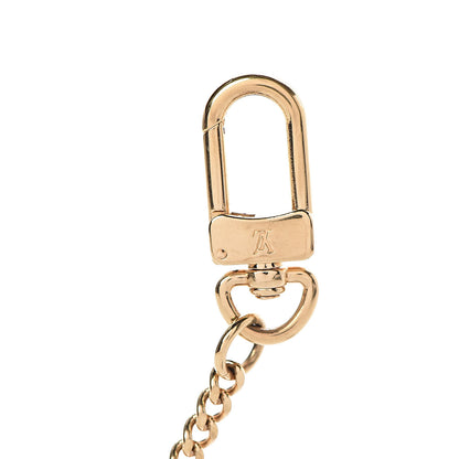 Louis Vuitton Metal Pochette Extender Key Ring Chain Gold 3 of 3