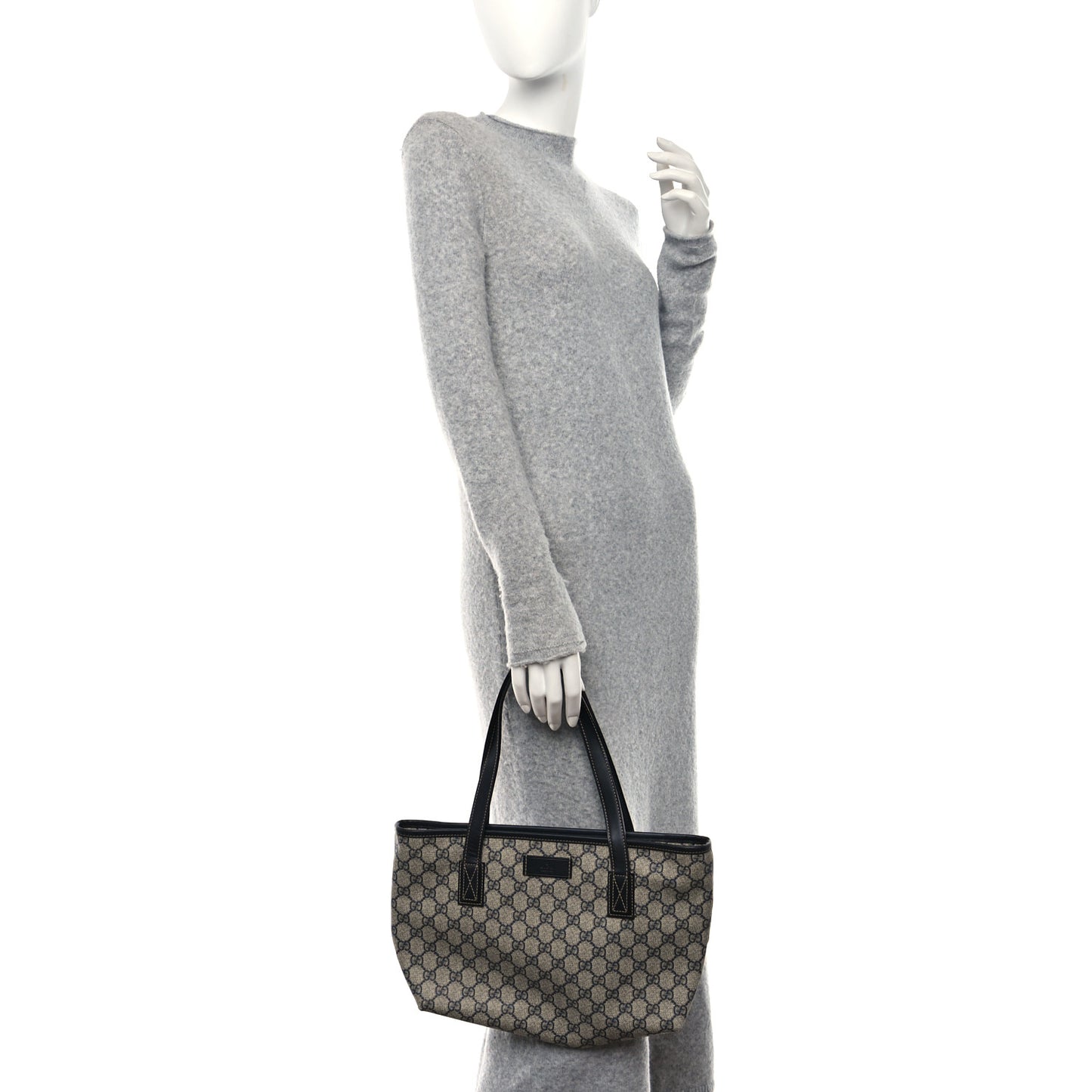 GG Supreme Monogram Small Joy Tote Navy