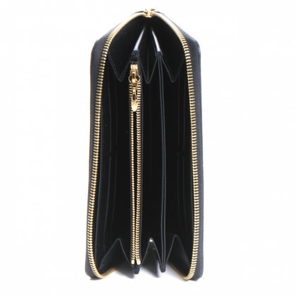 Louis Vuitton Vernis Kusama Infinity Dots Zippy Wallet Black 7 of 9