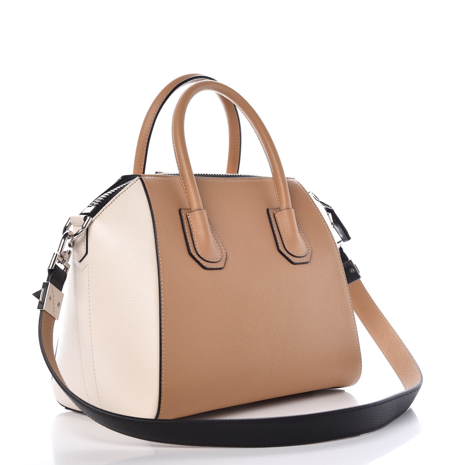 Givenchy Sugar Goatskin Small Bi-Color Antigona Light Beige 4 of 8