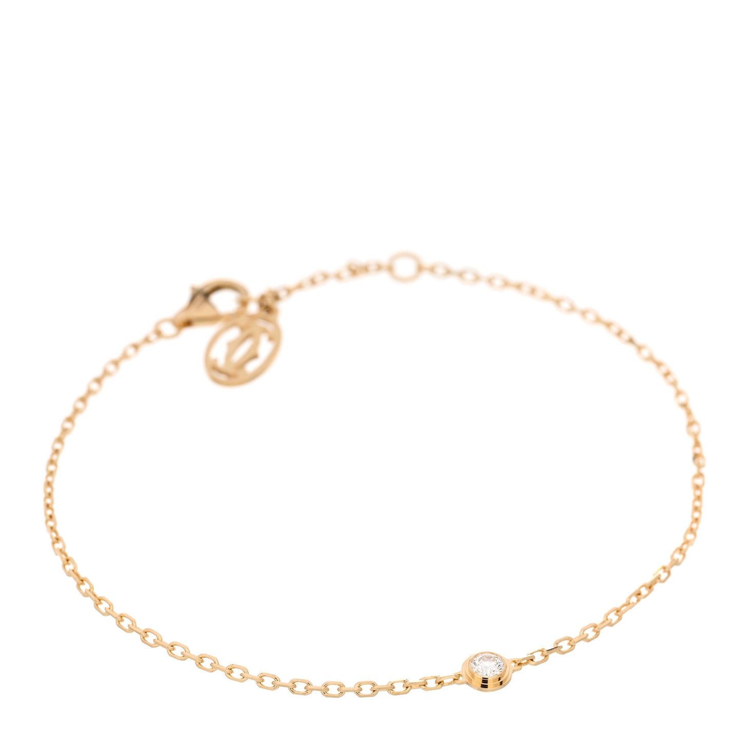 18K Yellow Gold Diamond SM D'Amour Bracelet