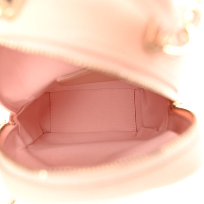 Chanel Caviar Quilted CC Mini Classic Backpack Light Pink 5 of 10