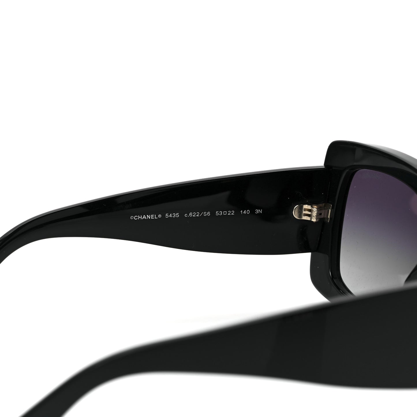 Acetate Rectangle Sunglasses 5435 Black