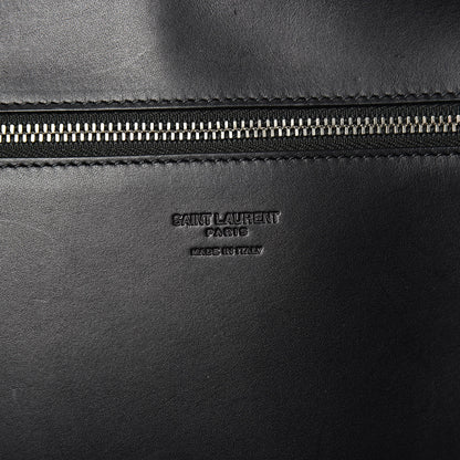 Saint Laurent Raffia Medium Panier Bag Black 6 of 9