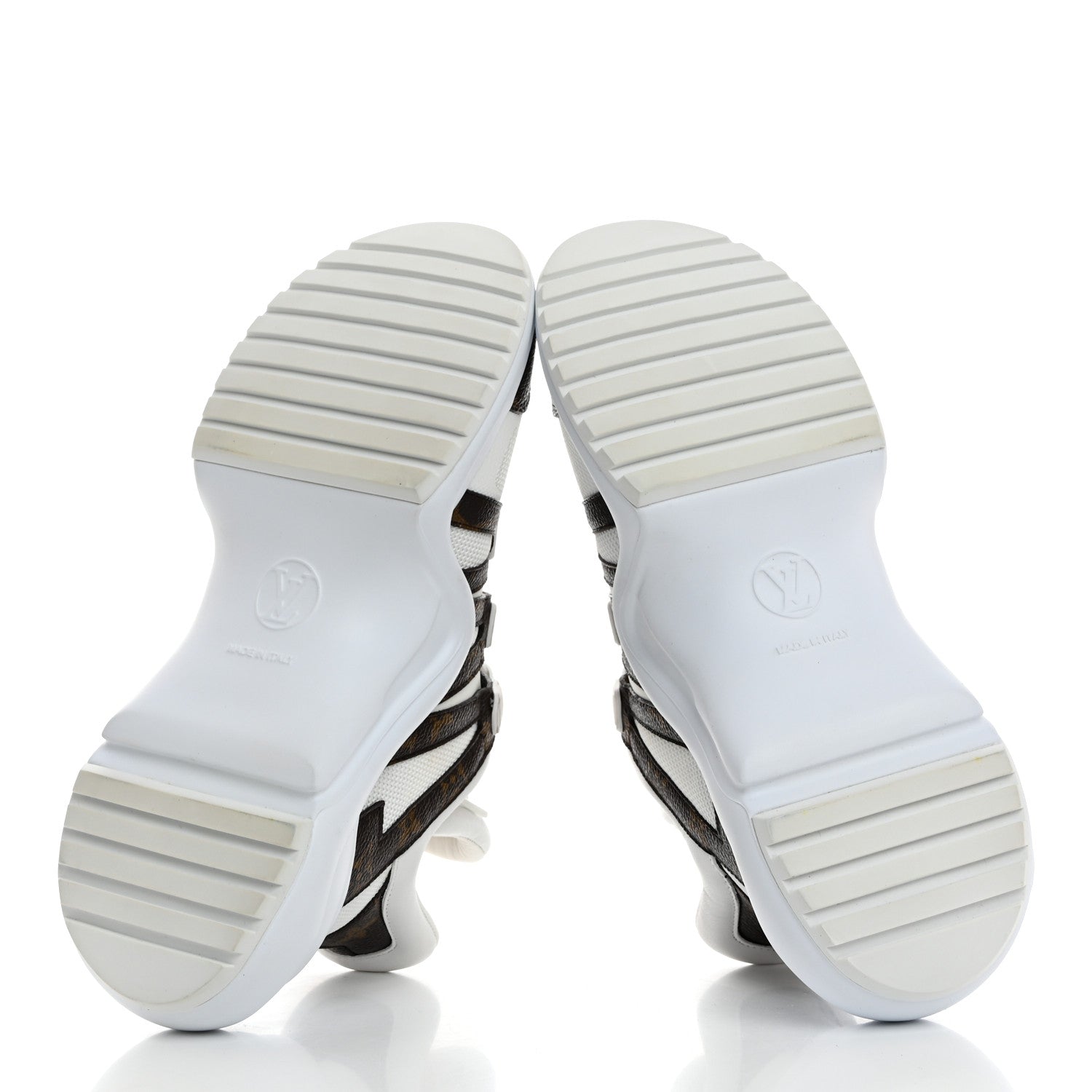 Louis Vuitton Patent Monogram LV Archlight Sneakers 37.5 White 5 of 8