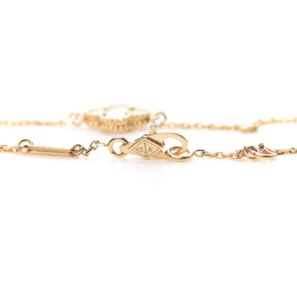Van Cleef & Arpels 18K Yellow Gold Mother of Pearl Sweet Alhambra Bracelet 4 of 8