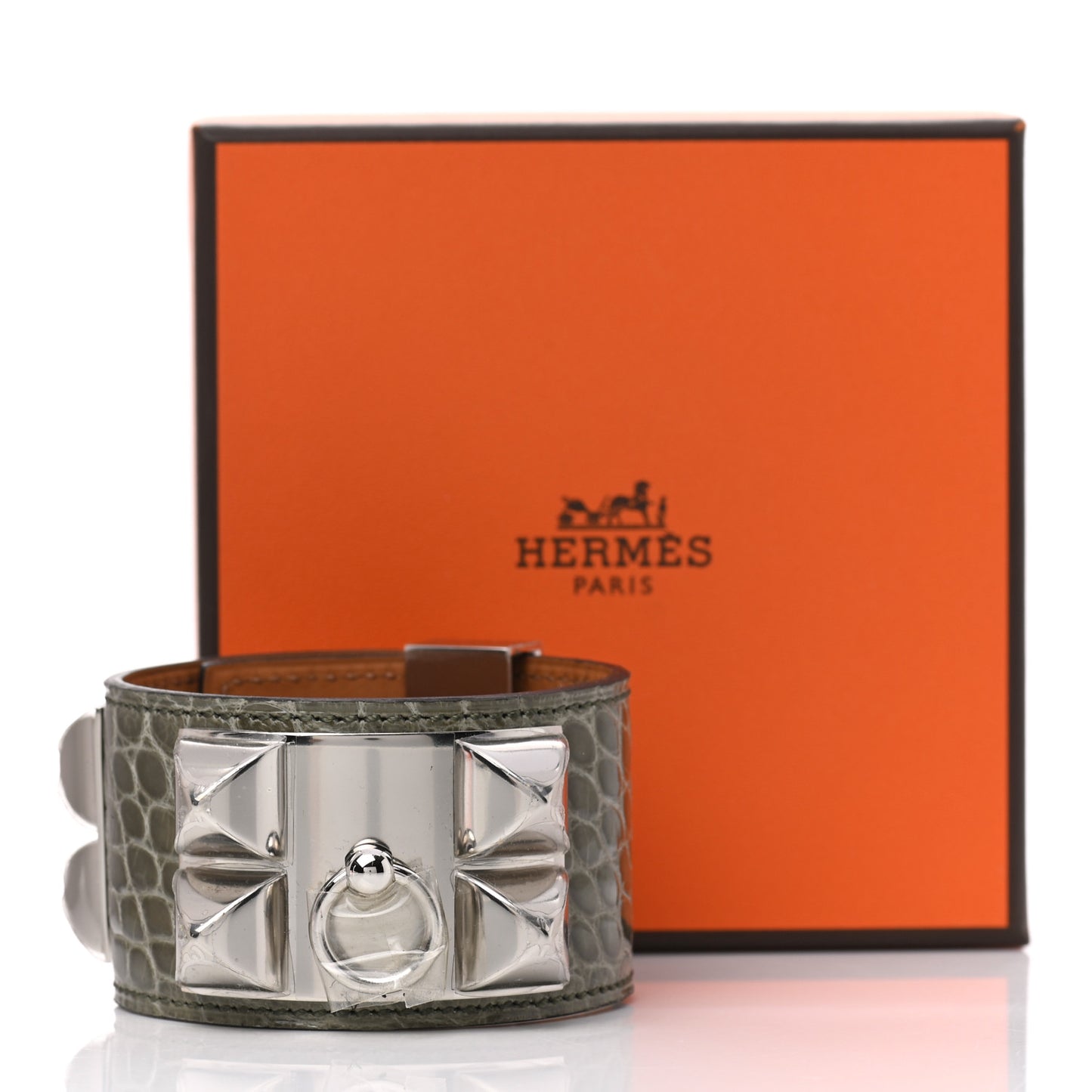 Shiny Alligator Collier de Chien CDC Bracelet S