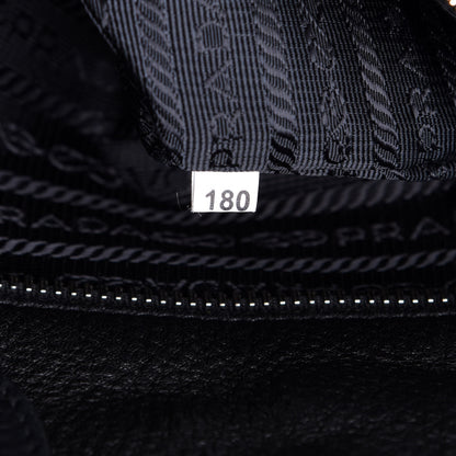 Prada Vitello Daino Shopping Tote Black 7 of 10