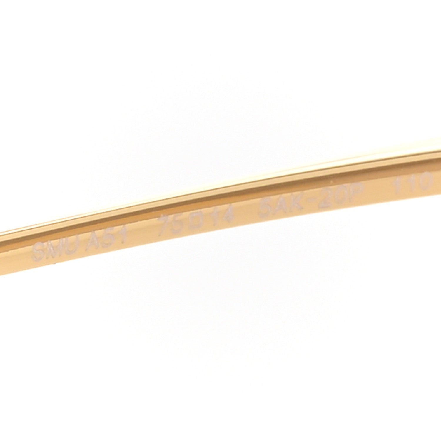 Miu Miu Metal Aube Sunglasses SMUA51 Gold 6 of 7