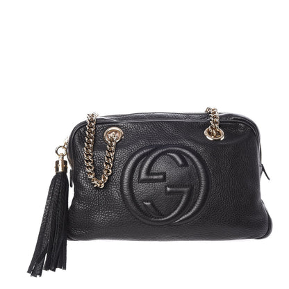 Gucci Pebbled Calfskin Small Soho Bowler Black 1 of 7