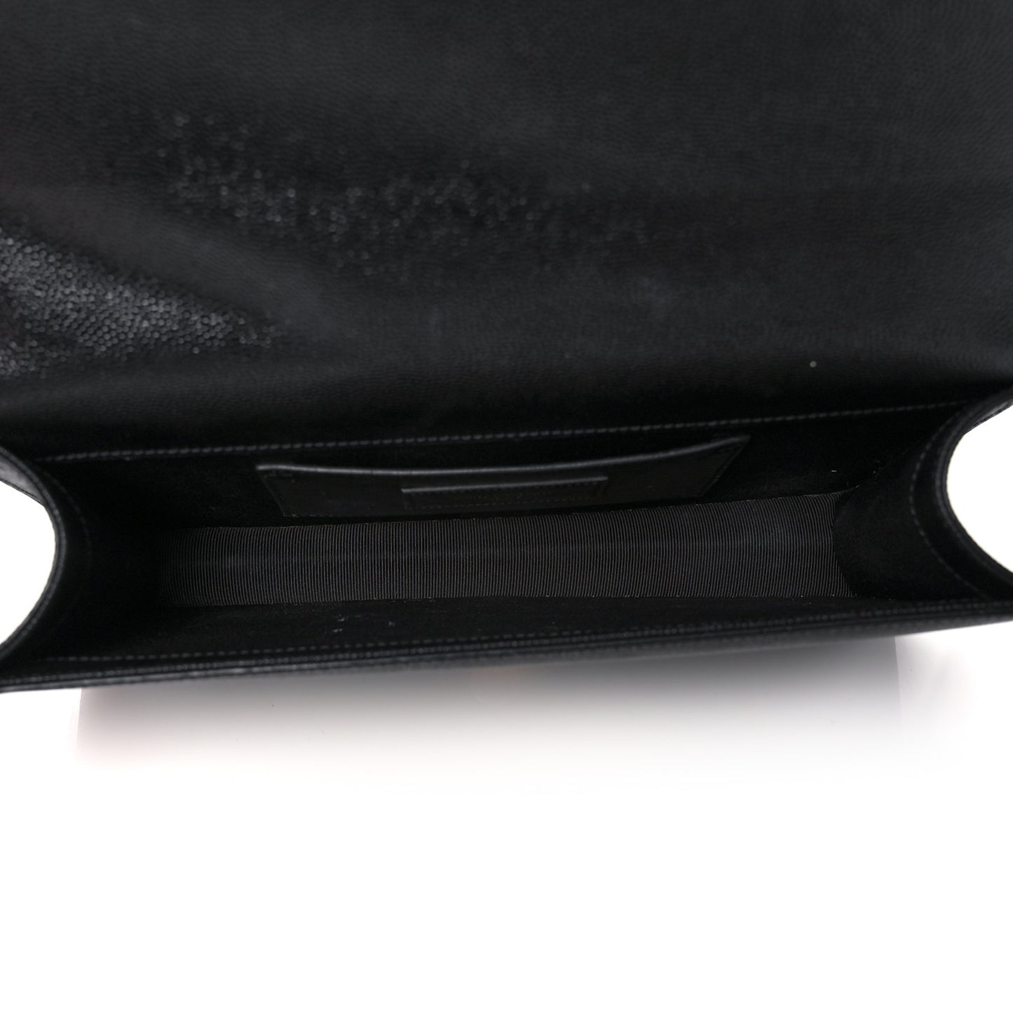 Grain De Poudre Classic Monogram Kate Clutch Black