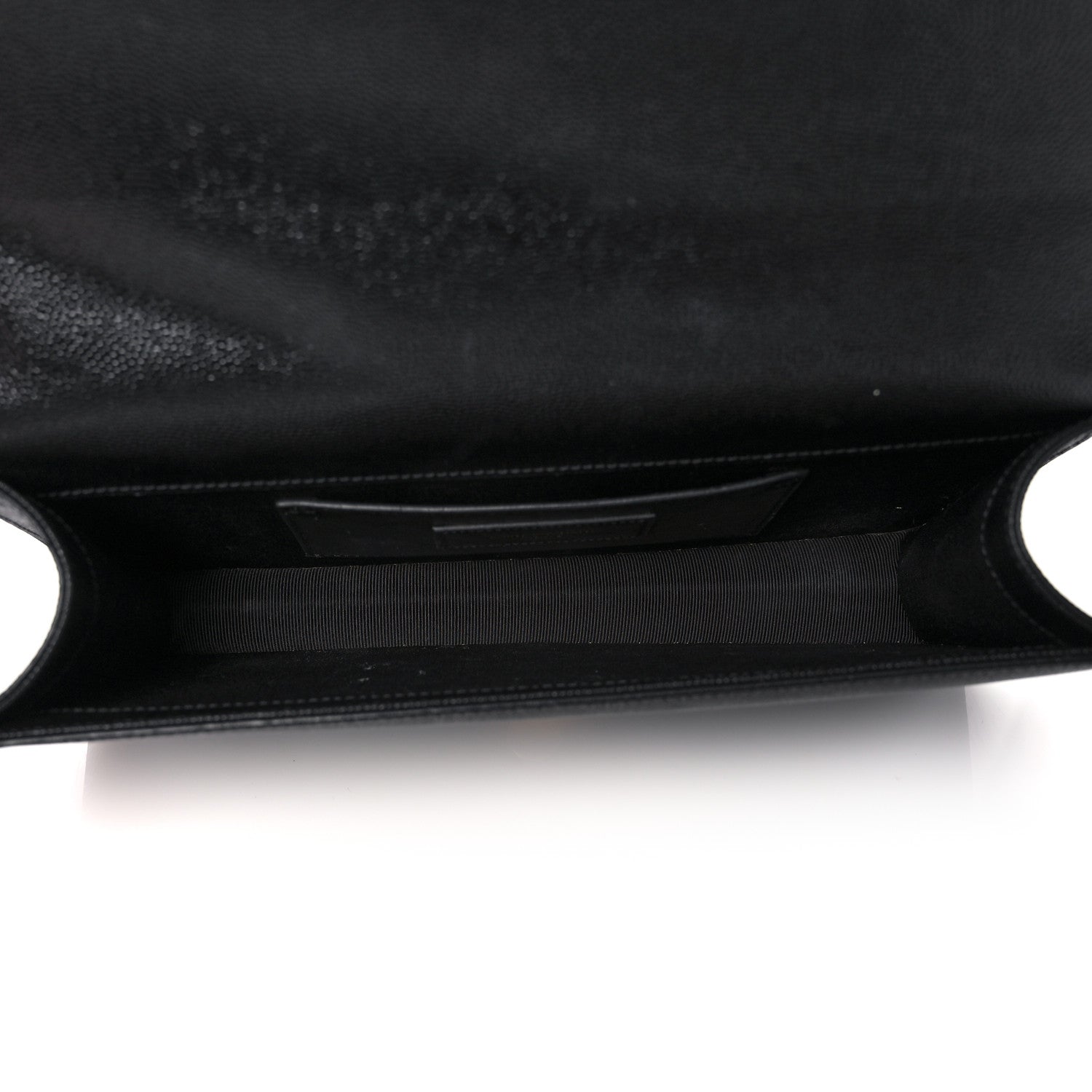 Saint Laurent Grain De Poudre Classic Monogram Kate Clutch Black 5 of 12