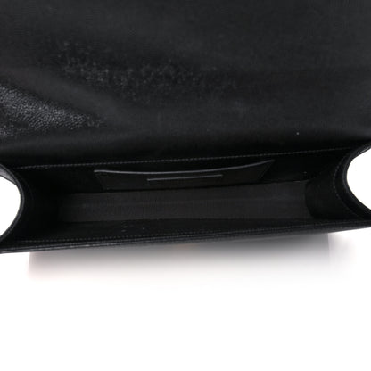 Saint Laurent Grain De Poudre Classic Monogram Kate Clutch Black 5 of 12